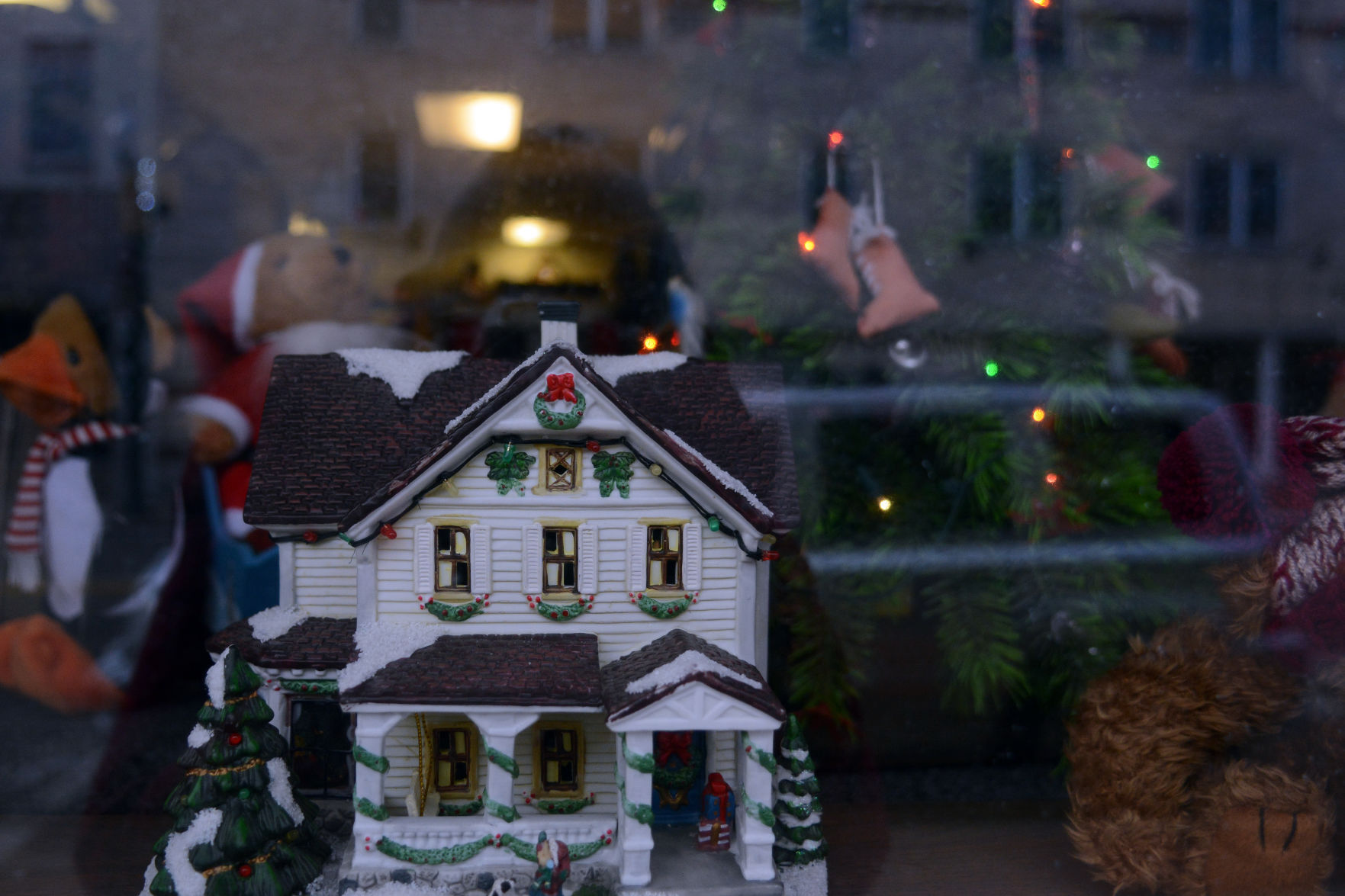 Portage shop windows, Dec. 18, 2020